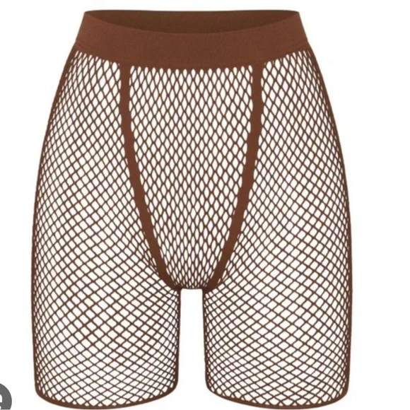 🌷skims 2 piece set army warp knit bra and shorts - Picture 4 of 7